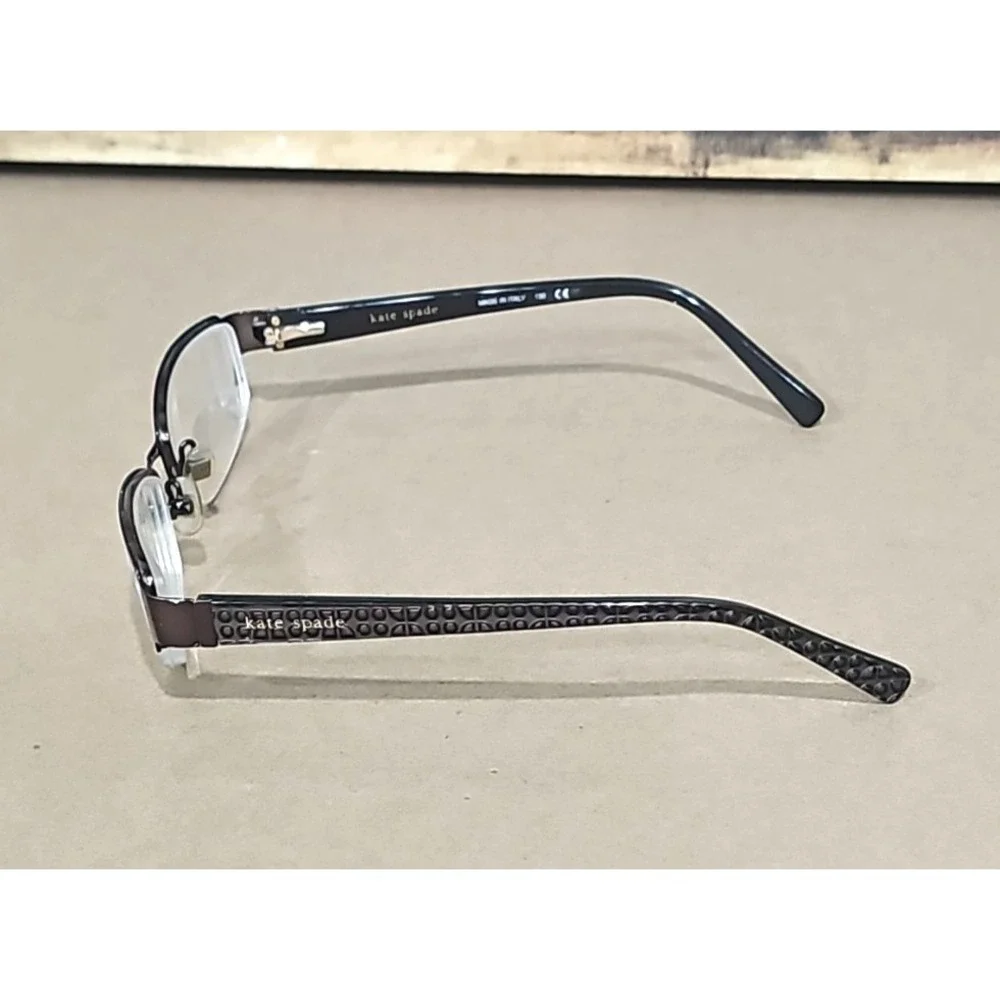 Kate Spade‎ Mazie 0RC9 Eyeglasses Rectangular Brown Half Rim Frame 50-17-130